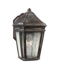 Londontowne 1-Lt Outdoor Wall Light Weathered Chestnut/Glass 29.7cm IP44
