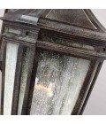 Londontowne 1-Lt Outdoor Wall Light Weathered Chestnut/Glass 29.7cm IP44