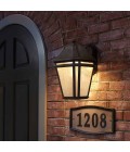 Londontowne 1-Lt Outdoor Wall Light Weathered Chestnut/Glass 29.7cm IP44