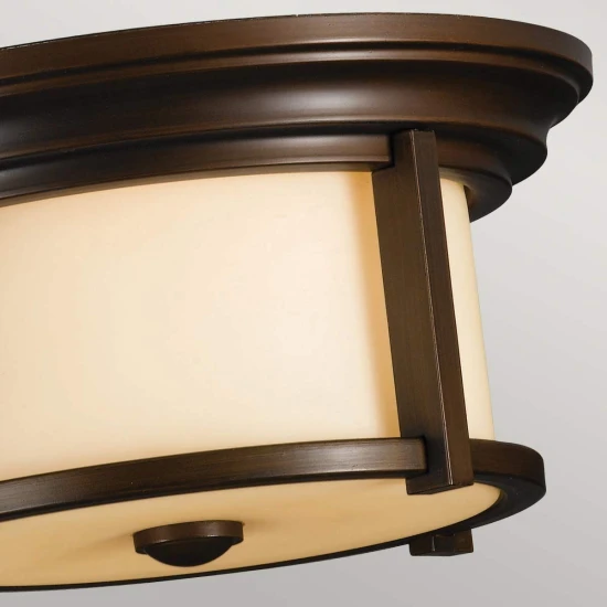 Merrill 2-Lt utomhus plafond arv brons/kräm 33cm IP44 Merrill 2-Lt utomhus plafond arv brons/kräm 33cm IP44