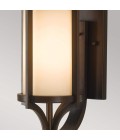 Merrill 1-Lt Outdoor Wall Light Heritage Bronze/Cream 38.8cm IP44