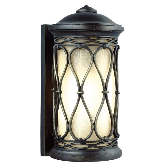 Wellfleet 1-Lt Small Outdoor Wall Light Aged Bronze 32.1cm IP44