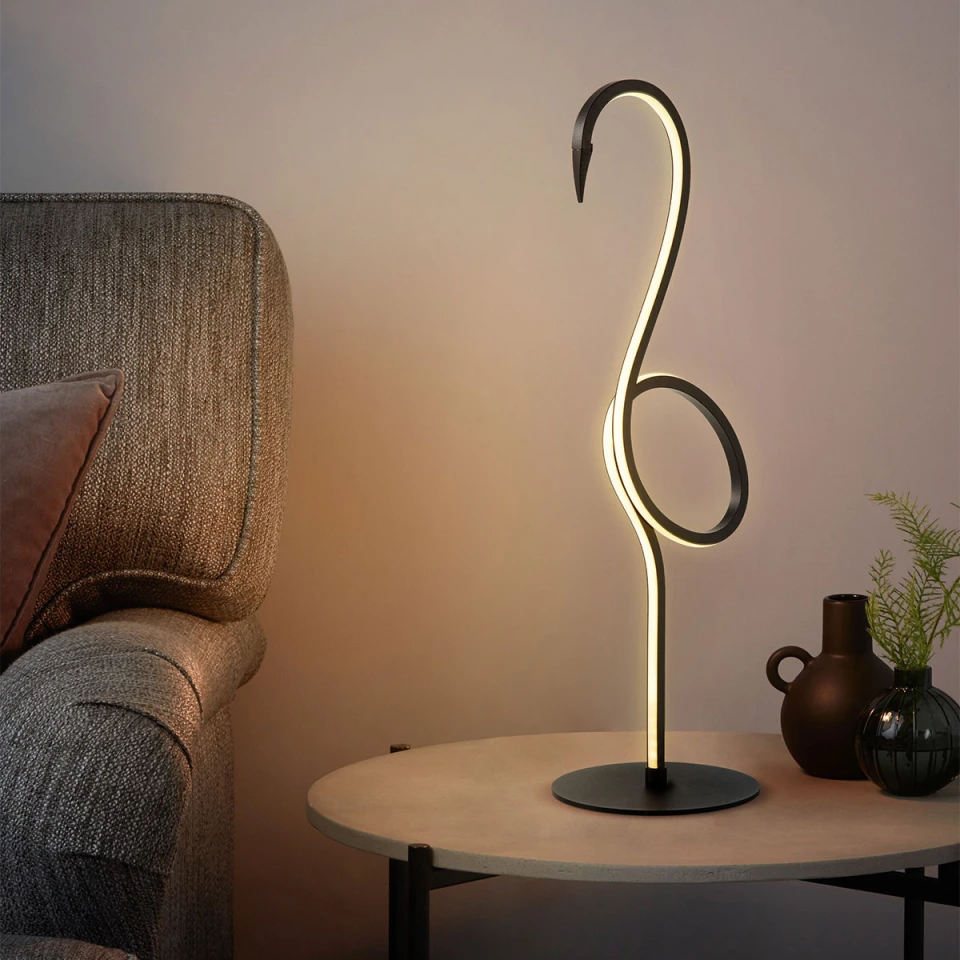 Flamingo 1 Light Bordslampa svart 50 cm