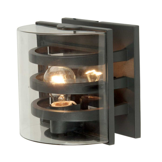 Frida 1-Lt Medium Outdoor Wall Light Graphite 21cm IP54 Frida 1-Lt Medium Outdoor Wall Light Graphite 21cm IP54