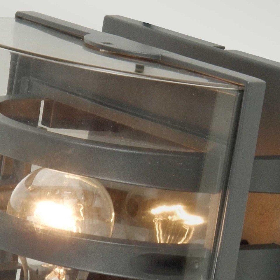 Frida 1-Lt Medium Outdoor Wall Light Graphite 21cm IP54