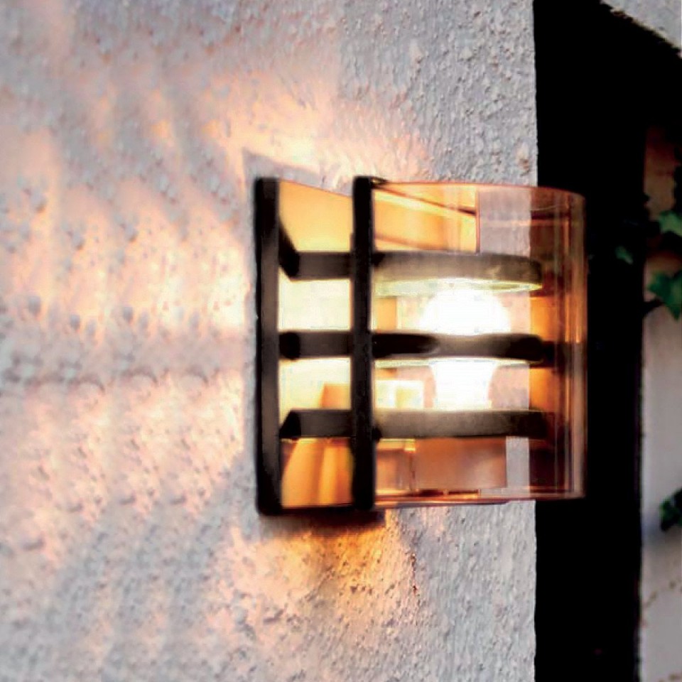 Frida 1-Lt Medium Outdoor Wall Light Graphite 21cm IP54