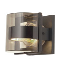 Frida 1-lt liten utomhus vägglampa grafitsvart 16 cm IP54