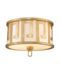 Lemuria 2 light plafond distressed gold 37.5cm Hinkley Lighting Lemuria 2 light plafond distressed gold 37.5cm