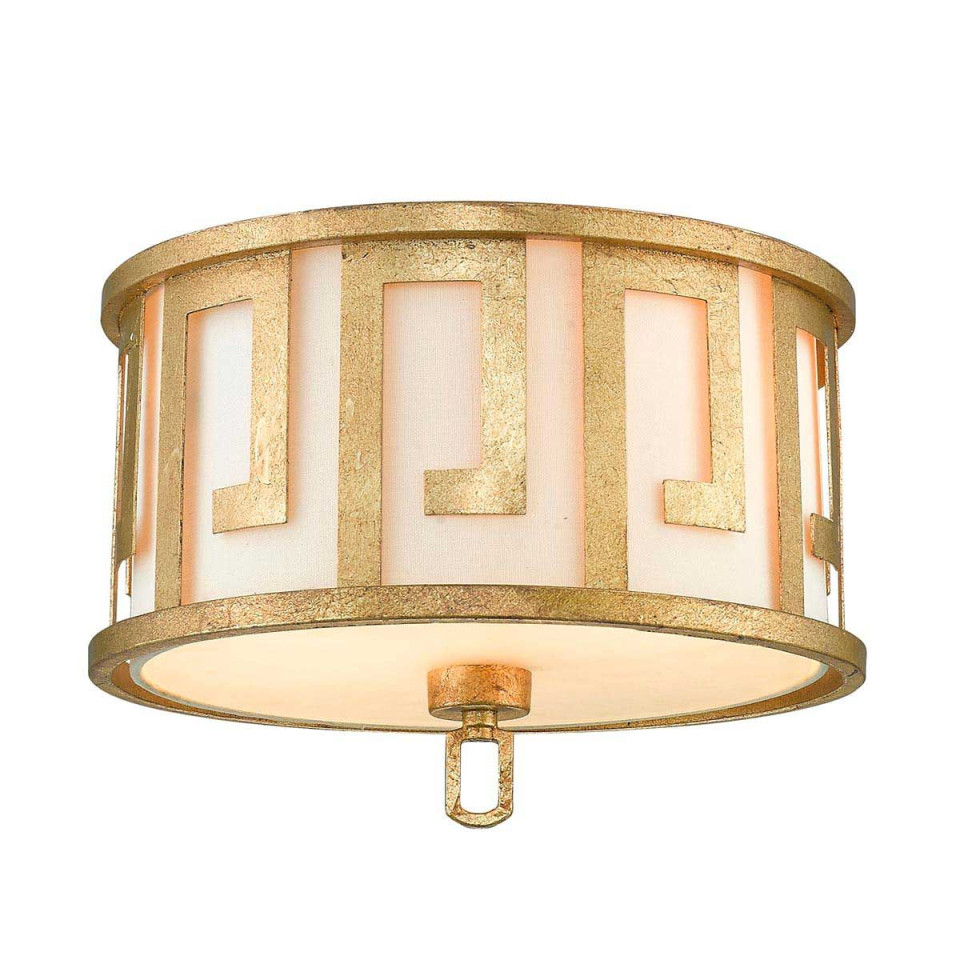 Lemuria 2 light plafond distressed gold 37.5cm Hinkley Lighting Lemuria 2 light plafond distressed gold 37.5cm
