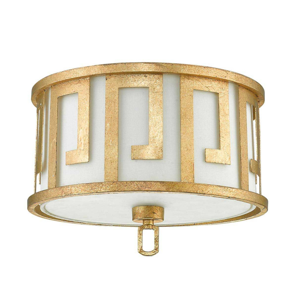 Lemuria 2 light plafond distressed gold 37.5cm Hinkley Lighting Lemuria 2 light plafond distressed gold 37.5cm