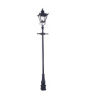 Grampian 1-Lt Outdoor Lamp Post Black 270cm Elstead Lighting Grampian 1-Lt Outdoor Lamp Post Black 270cm