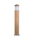 Poole utomhus pollare teak/rostfritt stål 67 cm IP55 Elstead Lighting Poole utomhus pollare teak/rostfritt stål 67 cm IP55