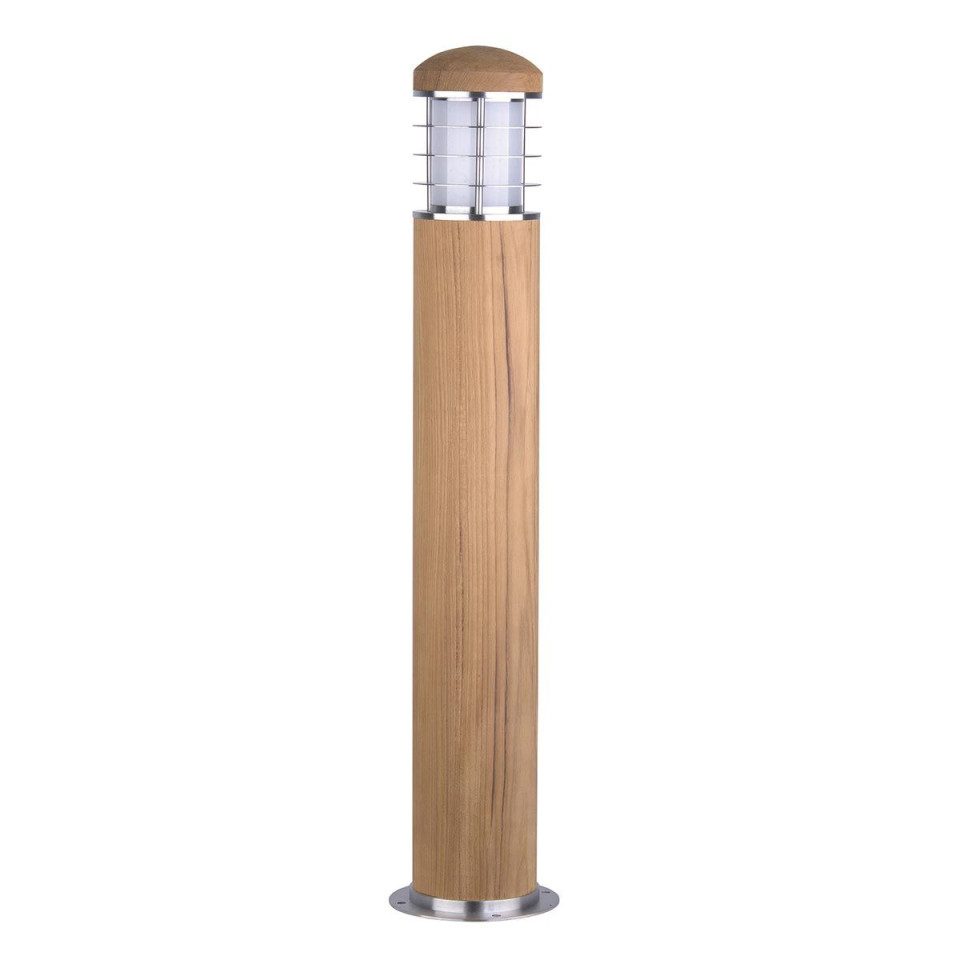 Poole utomhus pollare teak/rostfritt stål 67 cm IP55 Elstead Lighting Poole utomhus pollare teak/rostfritt stål 67 cm IP55