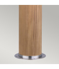 Poole utomhus pollare teak/rostfritt stål 67 cm IP55 Elstead Lighting Poole utomhus pollare teak/rostfritt stål 67 cm IP55