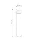 Sandbanks 1-lt outdoor bollard light stainless steel 60 cm IP44 Elstead Lighting Sandbanks 1-lt outdoor bollard light stainless steel 60 cm IP44