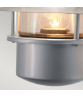 Helsingor 1-Lt Outdoor Wall Lamp Silver 23.6cm Elstead Lighting Helsingor 1-Lt Outdoor Wall Lamp Silver 23.6cm