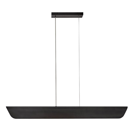 Arco linjär LED taklampa svart oxid 116.8 cm