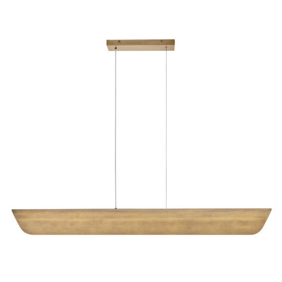 Arco linear LED ceiling light heritage brass 116.8 cm Arco linear LED ceiling light heritage brass 116.8 cm