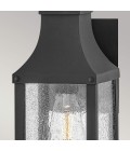 Beacon Hill 1-Lt Small Outdoor Wall Lantern Museum Black/Clear 45.7cm IP44