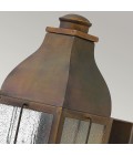 Bingham 3-Lt Medium Outdoor Wall Lantern Sienna/Glass 40.6cm IP44