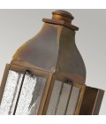 Bingham 1-Lt Small Outdoor Wall Lantern Sienna/Glass 31.8cm IP44