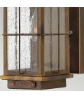 Bingham 1-Lt Small Outdoor Wall Lantern Sienna/Glass 31.8cm IP44