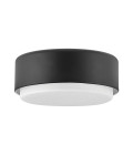 Cedric small flush ceiling light black/white 30.5 cm Hinkley Lighting Cedric small flush ceiling light black/white 30.5 cm
