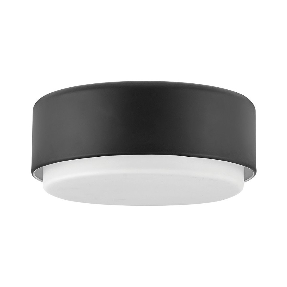 Cedric small flush ceiling light black/white 30.5 cm Hinkley Lighting Cedric small flush ceiling light black/white 30.5 cm