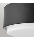 Cedric small flush ceiling light black/white 30.5 cm Hinkley Lighting Cedric small flush ceiling light black/white 30.5 cm