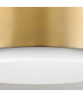 Cedric small flush ceiling light lacquered brass/white 30.5 cm Hinkley Lighting Cedric small flush ceiling light lacquered brass/white 30.5 cm