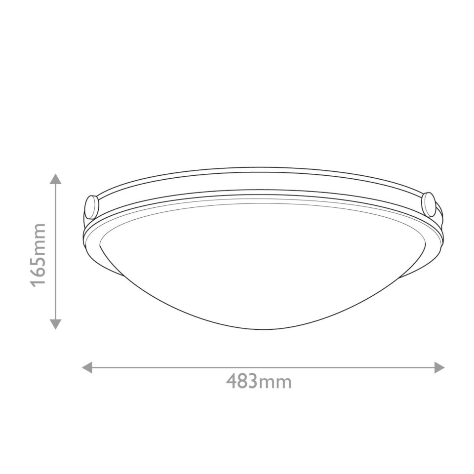 Collier 3-lt medium flush ceiling light black oxide/off-white 48.3 cm Hinkley Lighting Collier 3-lt medium flush ceiling light black oxide/off-white 48.3 cm