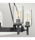 Collier 5-ljus ljuskrona svart oxid/klar/benvit 68,5 cm Hinkley Lighting Collier 5-ljus ljuskrona svart oxid/klar/benvit 68,5 cm