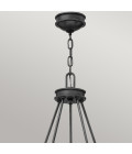 Collier 5-ljus ljuskrona svart oxid/klar/benvit 68,5 cm Hinkley Lighting Collier 5-ljus ljuskrona svart oxid/klar/benvit 68,5 cm
