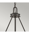 Collier 5-ljus ljuskrona svart oxid/klar/benvit 68,5 cm Hinkley Lighting Collier 5-ljus ljuskrona svart oxid/klar/benvit 68,5 cm