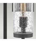Cordillera 1-Lt Outdoor Wall Light Black/Clear 50.8cm IP44