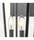Dawson 2-ljus stor utomhusvägglykta svart/polerad brons 55,6 cm IP44 Hinkley Lighting Dawson 2-ljus stor utomhusvägglykta svart/polerad brons 55,6 cm IP44