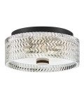 Elle 2-lt small flush ceiling light black 30.5 cm Hinkley Lighting Elle 2-lt small flush ceiling light black 30.5 cm