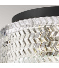 Elle 2-lt small flush ceiling light black 30.5 cm Hinkley Lighting Elle 2-lt small flush ceiling light black 30.5 cm