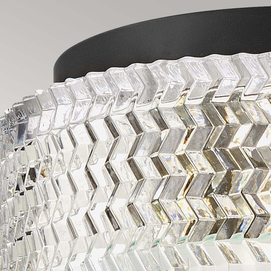 Elle 2-ljus plafond svart 30.5 cm Elle 2-ljus plafond svart 30.5 cm