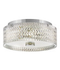Elle 2-lt small flush ceiling light chrome 30.5 cm Hinkley Lighting Elle 2-lt small flush ceiling light chrome 30.5 cm