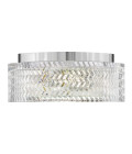 Elle 2-lt small flush ceiling light chrome 30.5 cm Hinkley Lighting Elle 2-lt small flush ceiling light chrome 30.5 cm