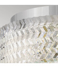 Elle 2-lt small flush ceiling light chrome 30.5 cm Hinkley Lighting Elle 2-lt small flush ceiling light chrome 30.5 cm
