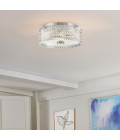 Elle 2-lt small flush ceiling light chrome 30.5 cm Hinkley Lighting Elle 2-lt small flush ceiling light chrome 30.5 cm