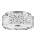 Elle 2-lt small flush ceiling light chrome 30.5 cm Hinkley Lighting Elle 2-lt small flush ceiling light chrome 30.5 cm