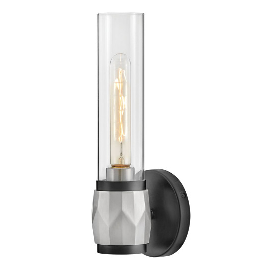 Ellison 1-ljus vägglampa svart/borstad nickel 34,6 cm Ellison 1-ljus vägglampa svart/borstad nickel 34,6 cm