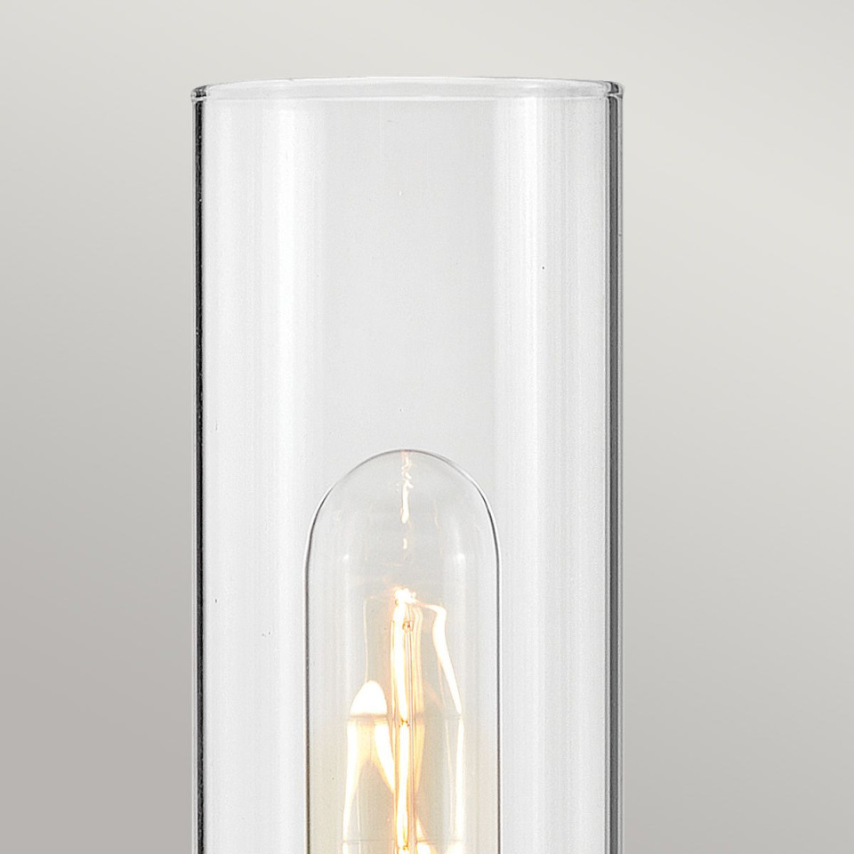 Ellison 1-ljus vägglampa svart/borstad nickel 34,6 cm Hinkley Lighting Ellison 1-ljus vägglampa svart/borstad nickel 34,6 cm