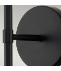 Hollis 1 vägglampa svart/klar 40,3cm IP44 Elstead Lighting Hollis 1 vägglampa svart/klar 40,3cm IP44