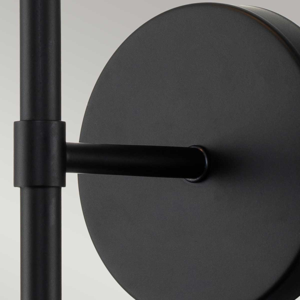 Hollis 1 vägglampa svart/klar 40,3cm IP44 Elstead Lighting Hollis 1 vägglampa svart/klar 40,3cm IP44
