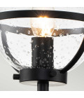 Hollis 1 vägglampa svart/klar 40,3cm IP44 Elstead Lighting Hollis 1 vägglampa svart/klar 40,3cm IP44