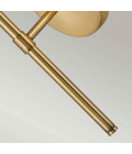 Hollis 1 Wall Lamp Brass/White 40.3cm IP44 Elstead Lighting Hollis 1 Wall Lamp Brass/White 40.3cm IP44